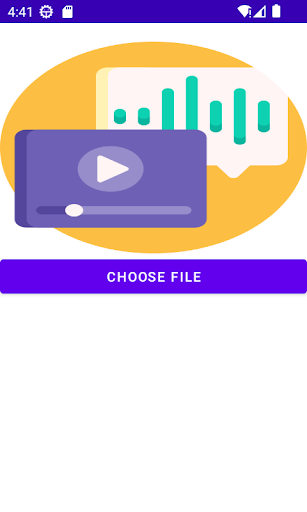 Android application Extract audio from video screenshort