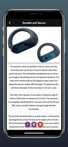 JBL Endurance Peak 3 Guide Screen 2