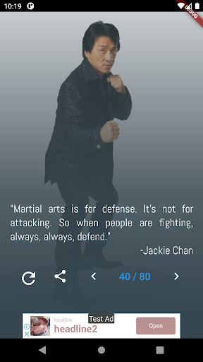 Jackie Chan Quotes Screen 3