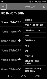 Clapperboard PRO & Shot log