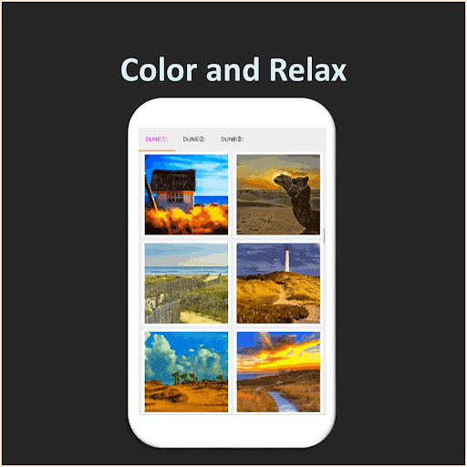 Color by Number - dune Screen 3