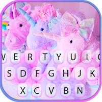 Фон клавиатуры Pink Unicorn Toy