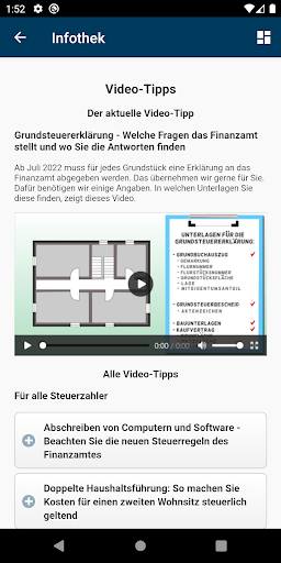 Meine Steuern und Finanzen APP Screen 3