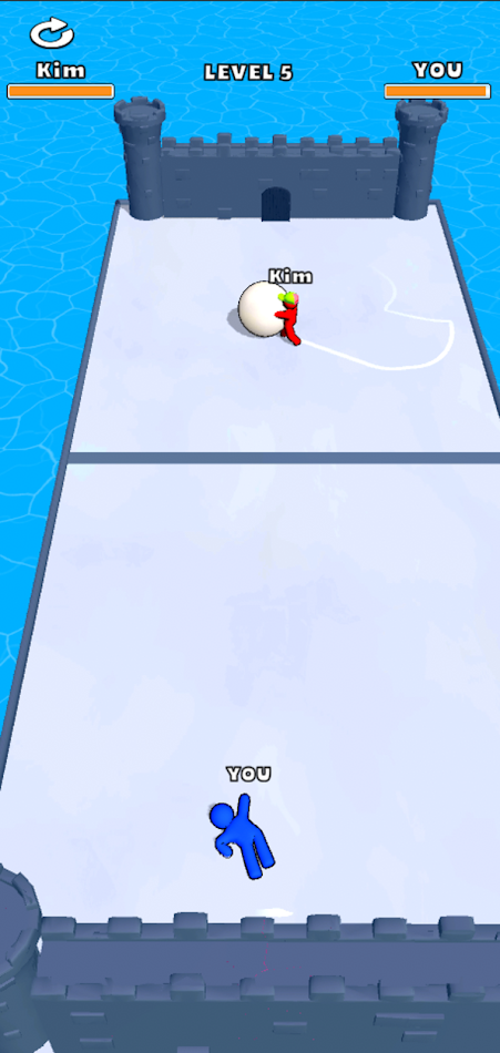 #7. Snowball Duel (Android) 由: Imaginative Games