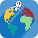QuestiOnMap quiz. Geography Ga - Androidアプリ