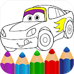 Cover Image of Download Glitter Cars Coloring Book 2.1 APK