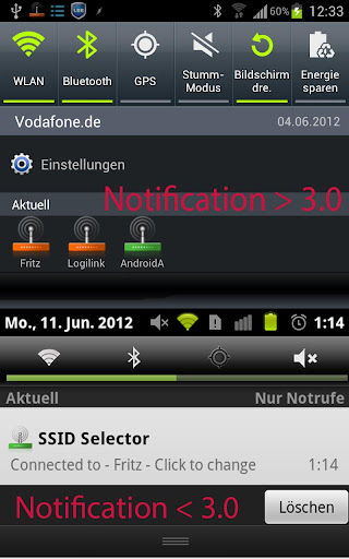 SSID Selector with WiFi Widget