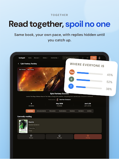Seekquel – Book Tracker & Club screenshot 12