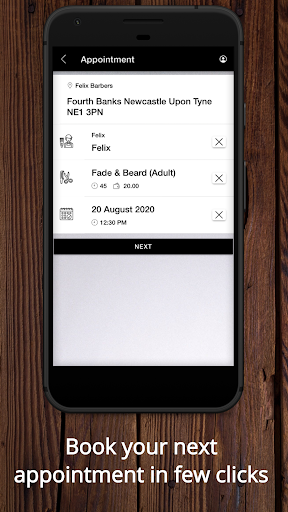 Felix Barbers Screen 3