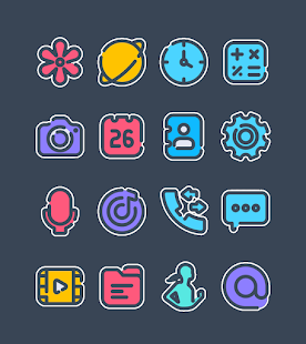 Sticker UI - Screenshot ng Icon Pack