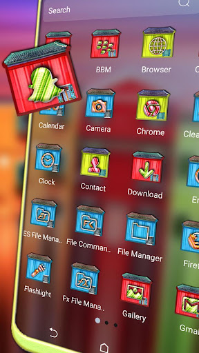 Colorful House Launcher Theme Screen 2