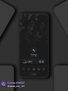 Coves KWGT – Neumorphism inspired widgets (MOD, Paid) v9.0 3