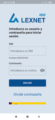 Android application APPLexNET screenshort