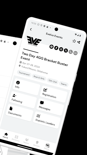 Evolve OK Events Screen 2