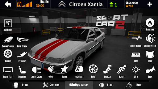 Code Triche Sport Car : Pro parking - Drive simulator 2019  APK MOD (Astuce) screenshots 1