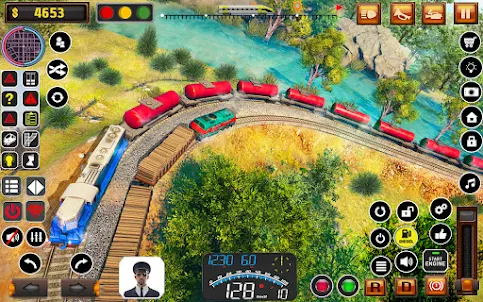 Поезд Вождение Поезд Вали Игры