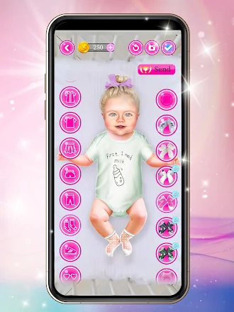 Game screenshot Newborn Baby Dress Up Games hack