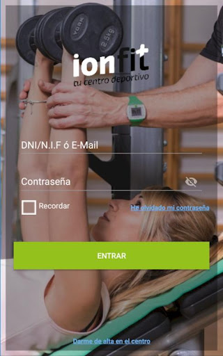 IONFIT Screen 2
