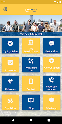 Android application Baja Bikes.eu screenshort