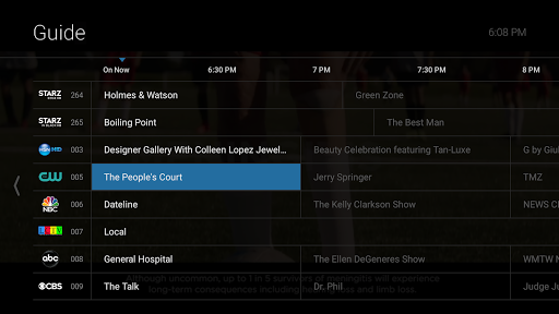 Screenshot of Open View TV