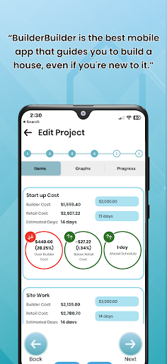 Android application BuilderBuilder screenshort