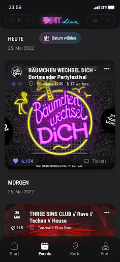 NightLive - Bars, Clubs & mehr Screen 2