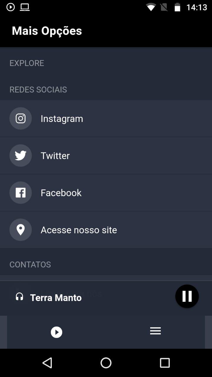 Android application Terra Manto screenshort