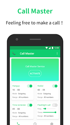 Android application Call Master - Auto hang up screenshort