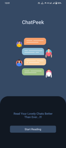 ChatPeek :View WA .txt files Screen 3