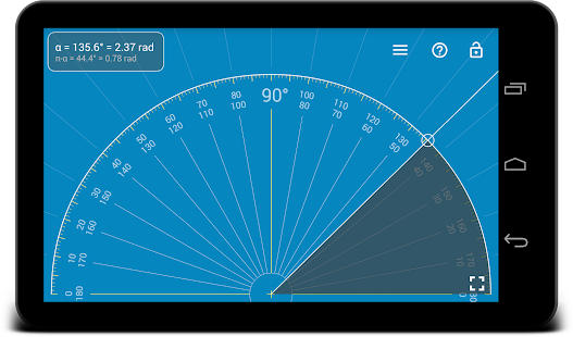 Millimeter Pro - screen ruler, protractor, level Screenshot