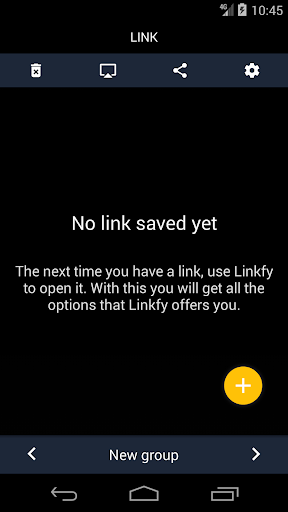 Screenshot of Linkfy - Never miss a link