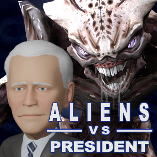 Aliens vs President logo