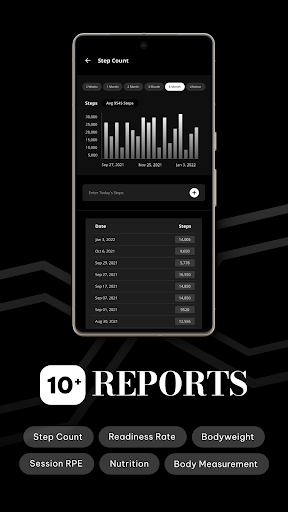 Exerclinic Training App Screen 3