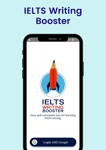 Android application Ielts writing booster screenshort