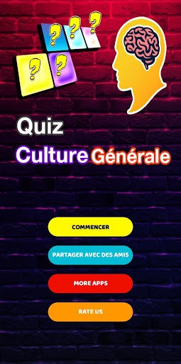 Android application Culture Générale Quiz screenshort