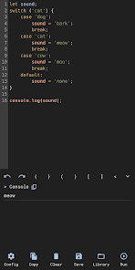 Captura de Pantalla 8 JavaScript Editor android