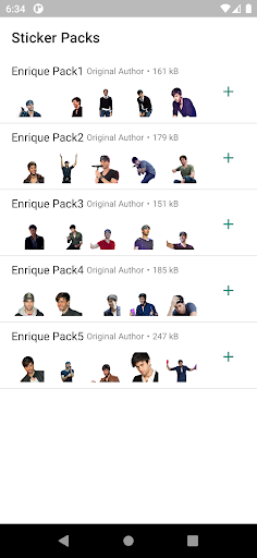 Enrique Iglesias Stickers Screen 2