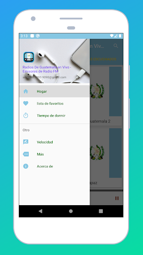 Android application Radio Guatemala + Radio Online screenshort