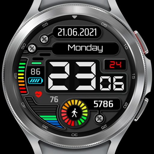 ITD9 Digital sport Watch Face logo