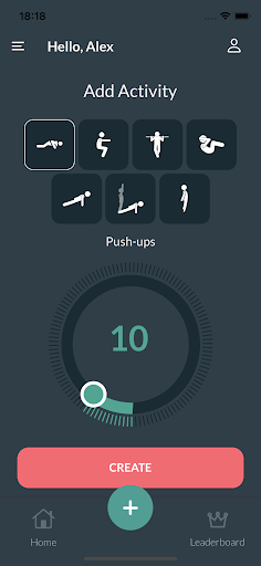 PushUP Workout Screen 2
