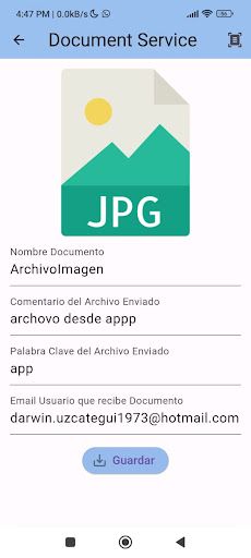 QwebService Screen 2