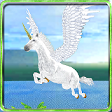Flying Unicorn Simulator 3D icon