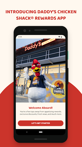 Android application Daddy’s Chicken Shack® screenshort