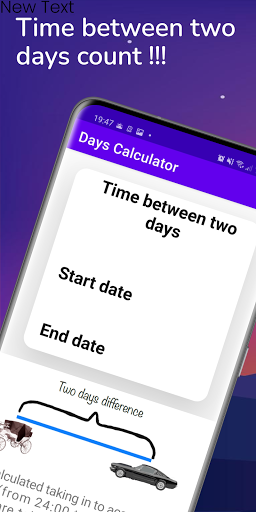 Android application ByteMaster: Days calculator screenshort