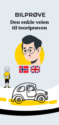 Android application Bilprøve - theory test car B screenshort