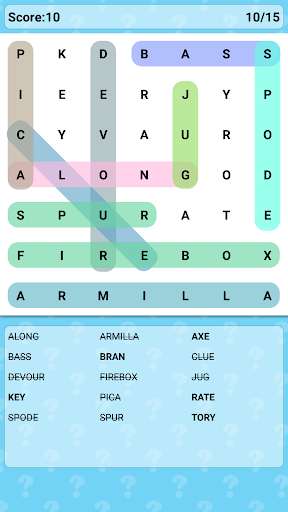 Word Search - Seek and Find Cros