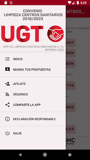 Convenio limpieza centro SALUD Screen 3
