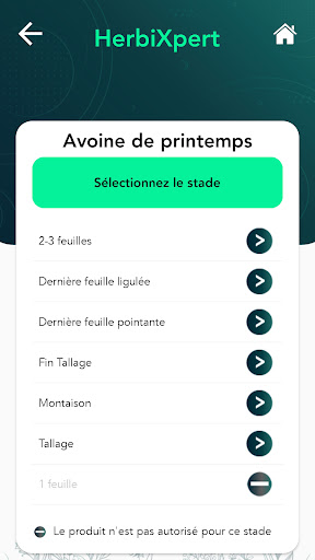 Android application HerbiXpert screenshort