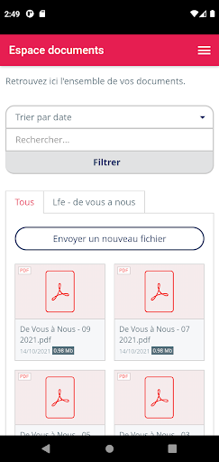 Espace locataire LFE Screen 3
