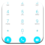 Dialer theme Droid L White For Drupe and ExDialer icon